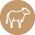 Young Farm and Rancher logo with Cow